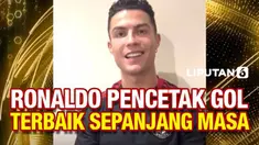 Pemain sepak bola Cristiano Ronaldo dinobatkan sebagai pencetak gol terbaik sepanjang masa dalam ajang Globe Soccer Award 2021 yang digelar di Dubai hari Senin di Dubai.