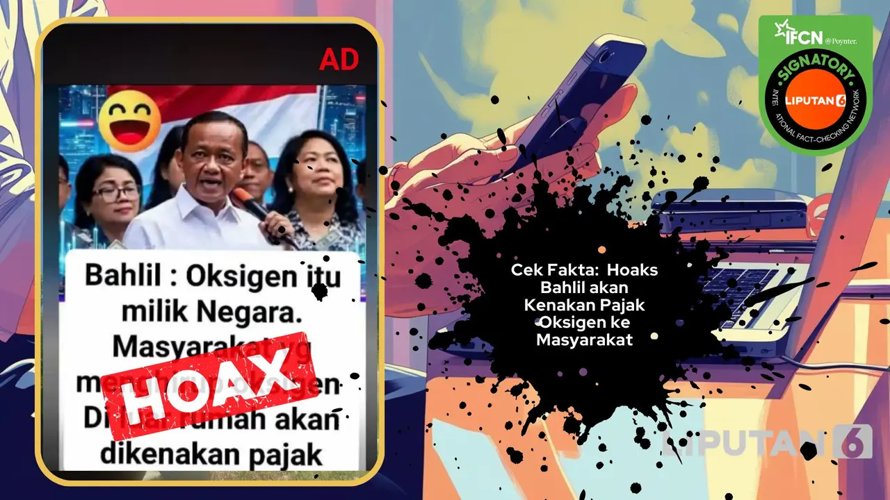 Cek fakta Bahlil akan kenakan pajak oksigen bagi masyarakat