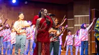 Penyanyi Evolette Kolaborasi dengan SMM Yogyakarta Menghadirkan Mahakarya Ini Kami Nusantara Atau IKN