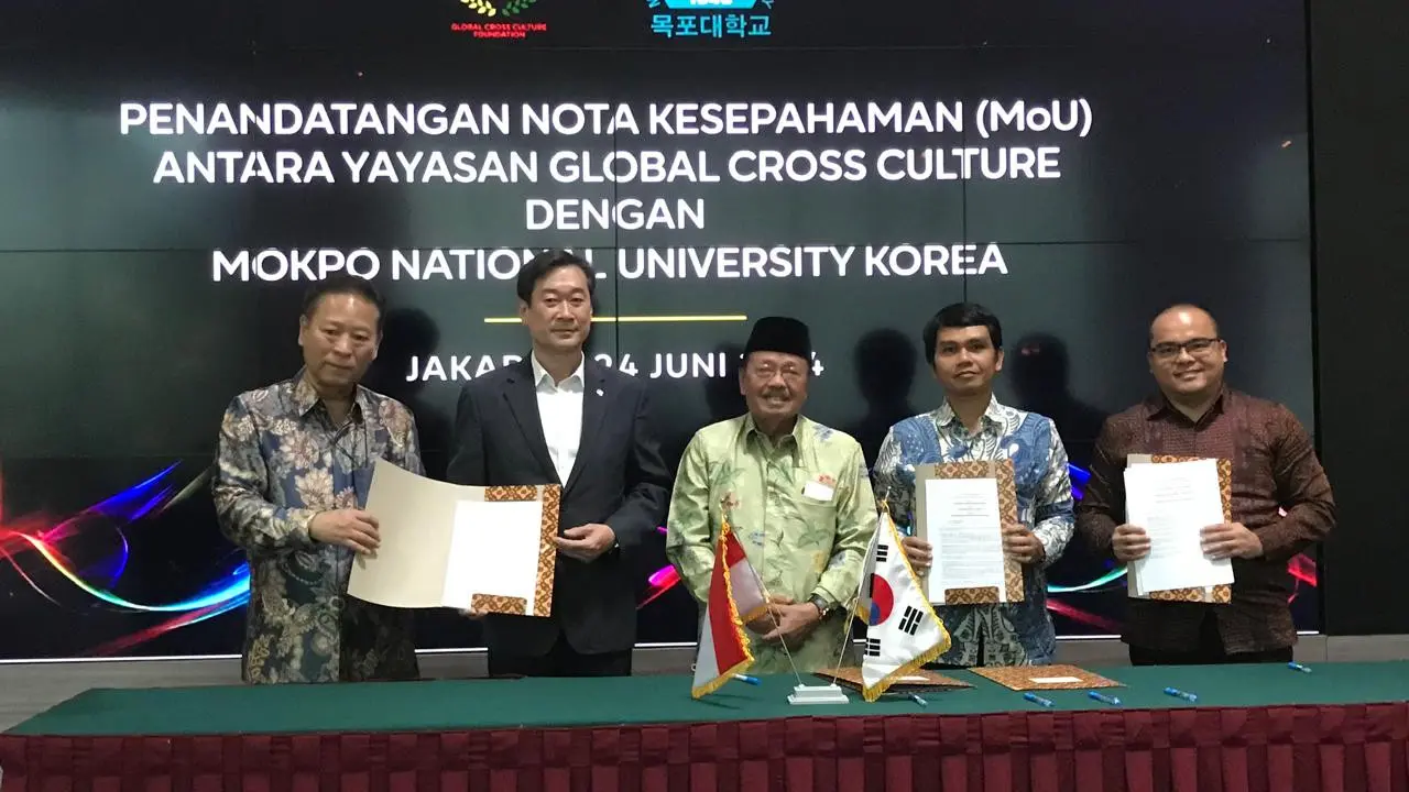Yayasan Global Cross Culture dan Mokpo National University Kembangkan Pendidikan Bagi Generasi Muda