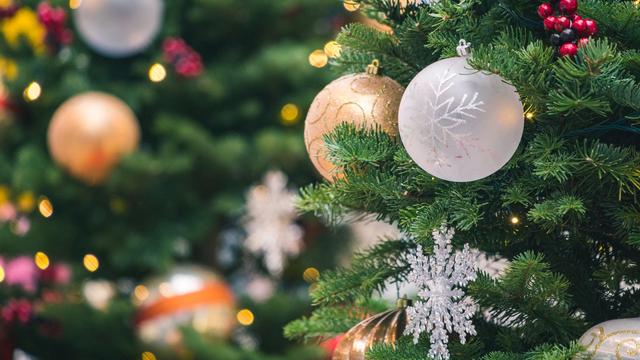 Ilustrasi Natal, dekorasi, hiasan Natal, pohon Natal