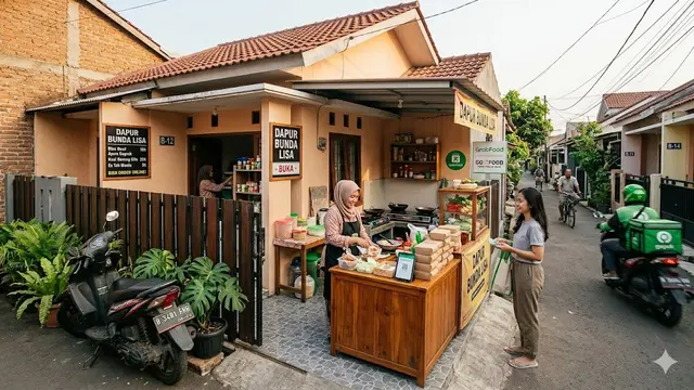 Inspirasi Jualan Depan Rumah Type 45