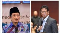 Menteri Keuangan Purbaya Yudhi Sadewa dan Menteri Agama Nasaruddin Umar