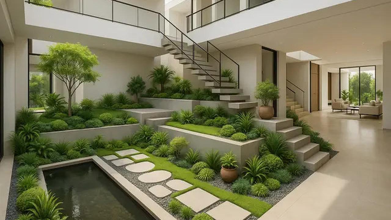 8 Model Rumah Minimalis Mewah dengan Inner Garden, Desain Ini Bikin Healing Tak Perlu Jauh-Jauh