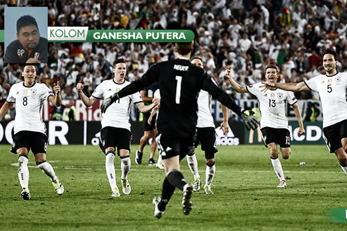 Kolom Ganesha Putera: Taktik Imitasi Buat Jerman Taklukkan Italia