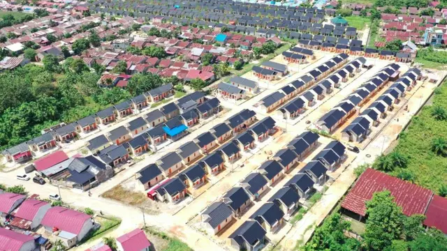 Kementerian PUPR mengalokasikan bantuan Prasarana, Sarana dan Utilitas (PSU) senilai Rp 2,77 miliar untuk 495 unit rumah subsidi di Riau. (Dok Kementerian PUPR)