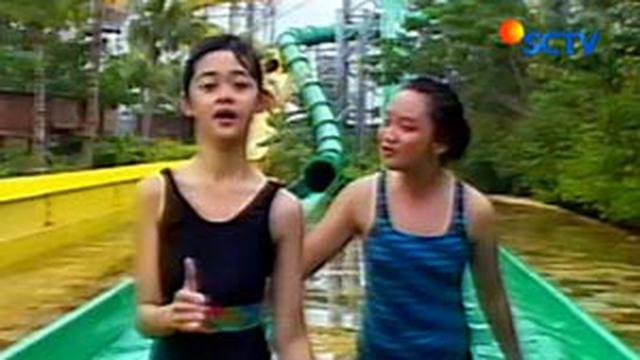 Gisela Cindy Berlibur Di Waterboom Showbiz Liputan6 Com