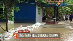 Selain di Plumbon, terdapat dua desa lainnya yakni Desa Dukuh dan Desa Pekandangan Jaya yang terendam luapan air sungai.