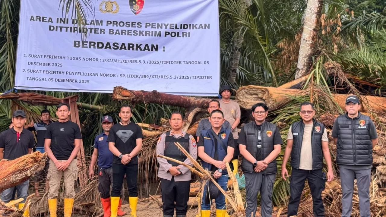 Usut Asal Kayu Gelondongan, Bareskrim Siap Periksa Perusahaan di Hulu Sungai Garoga