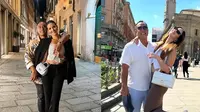 Potret Nia Ramadhani dan Ardie Bakrie liburan ke Italia (sumber: Instagram/ramadhaniabakrie)
