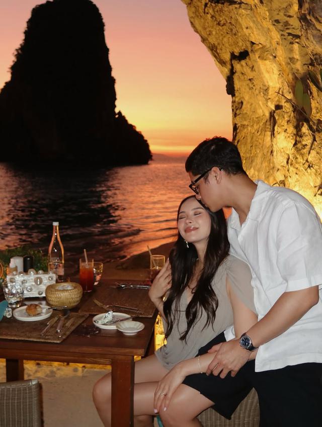 6 Momen romantis babymoon Alyssa Daguise dan Al Ghazali di Thailand