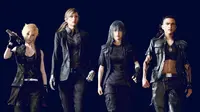 Bagaimana jika keempat karakter pria Final Fantasy XV yang begitu maskulin disulap menjadi empat wanita cantik?