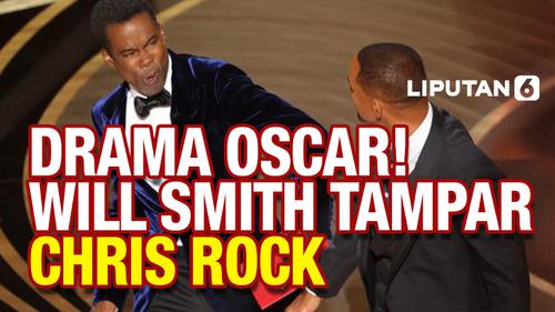 VIDEO: Panas! Will Smith Tampar Chris Rock di Panggung Oscar