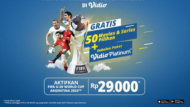 Saksikan Piala Dunia U-20 Argentina 2023 Eksklusif Tayang di Vidio