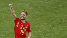 Dries Mertens menjadi pemain Belgia kedua setelah Marc Wilmots yang mampu mencetak gol pada dua edisi Piala Dunia. (AFP/Odd Andersen)