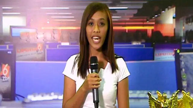 Diastri Cahyani Pengunjung dan Peserta Presenter di Indonesia Broadcaster Expo 2013 20 April 2013