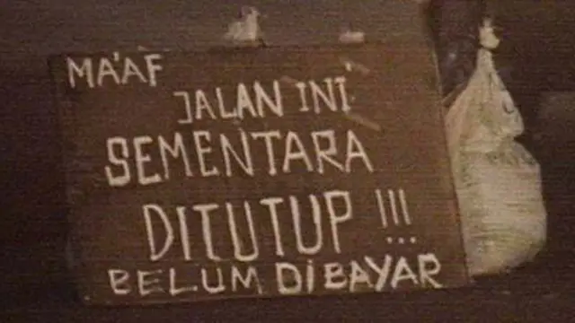 Lahan Tak Dibayar, Ahli Waris Tutup Jalan