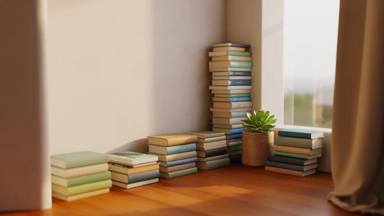 Cara menata buku tanpa rak