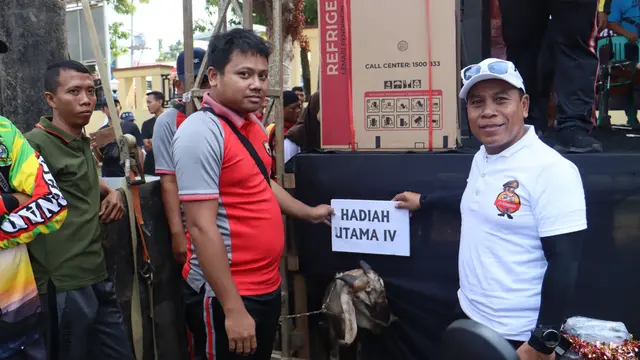 Sepeda sehat hari Bhayangkara ke-77 di Pemalang, Jawa Tengah. (Foto: Liputan6.com/Humas Polres Pemalang)