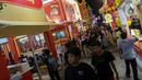 Jakarta Fair 2024 mengangkat tema 'Jakarta Fair Mendukung Pertumbuhan Ekonomi Nasional Bersaing di Pasar Dunia.' (Liputan6.com/Herman Zakharia)