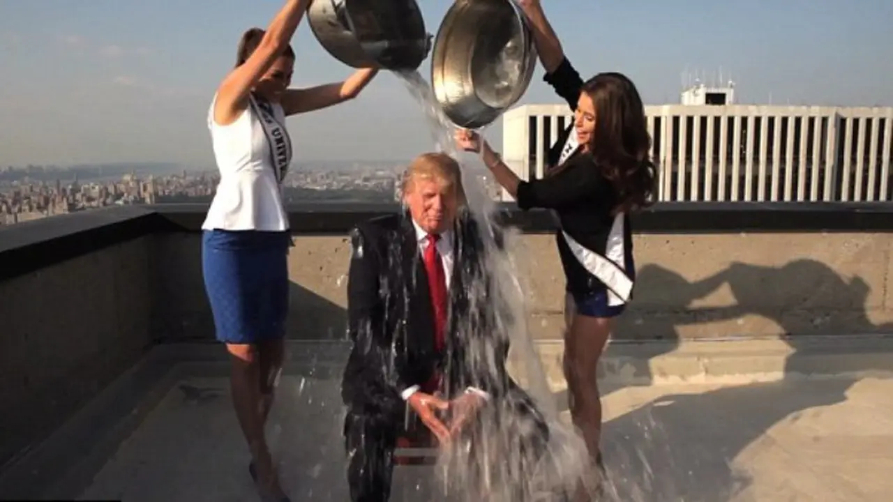 Donald Trump Ice Bucket Challenge - 1