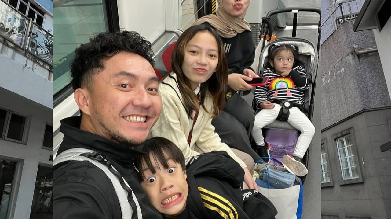 Momen Ananda Omesh dan Dian Ayu Lestari Ajak Anak Liburan ke Hongkong