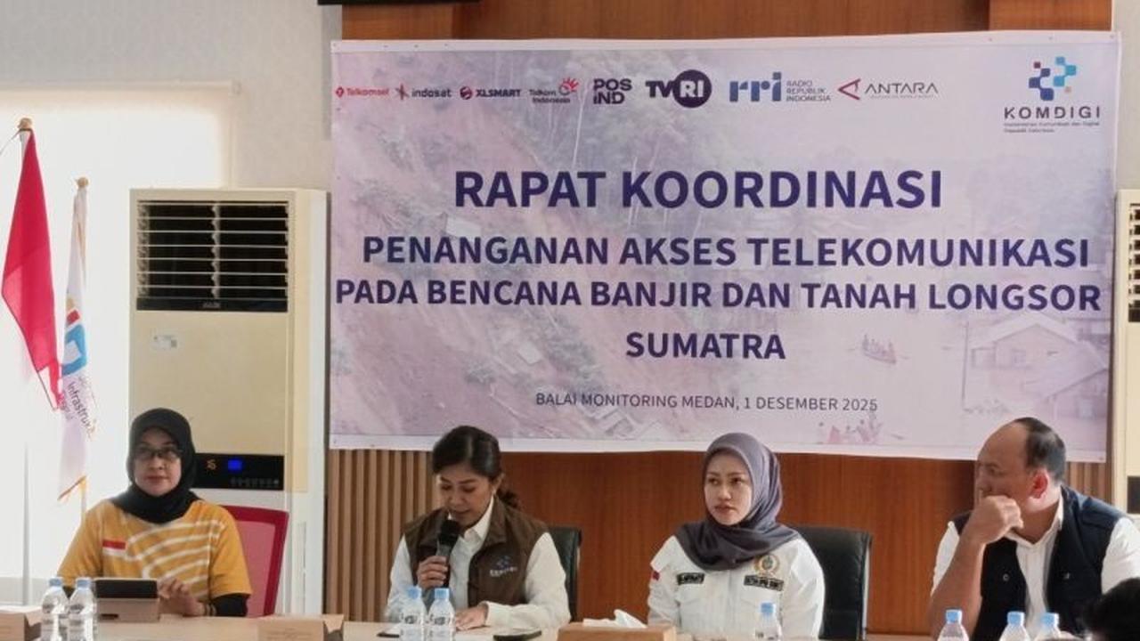 Kementerian Kominfo Percepat Pemulihan Layanan Telekomunikasi Sumatra Pascabencana