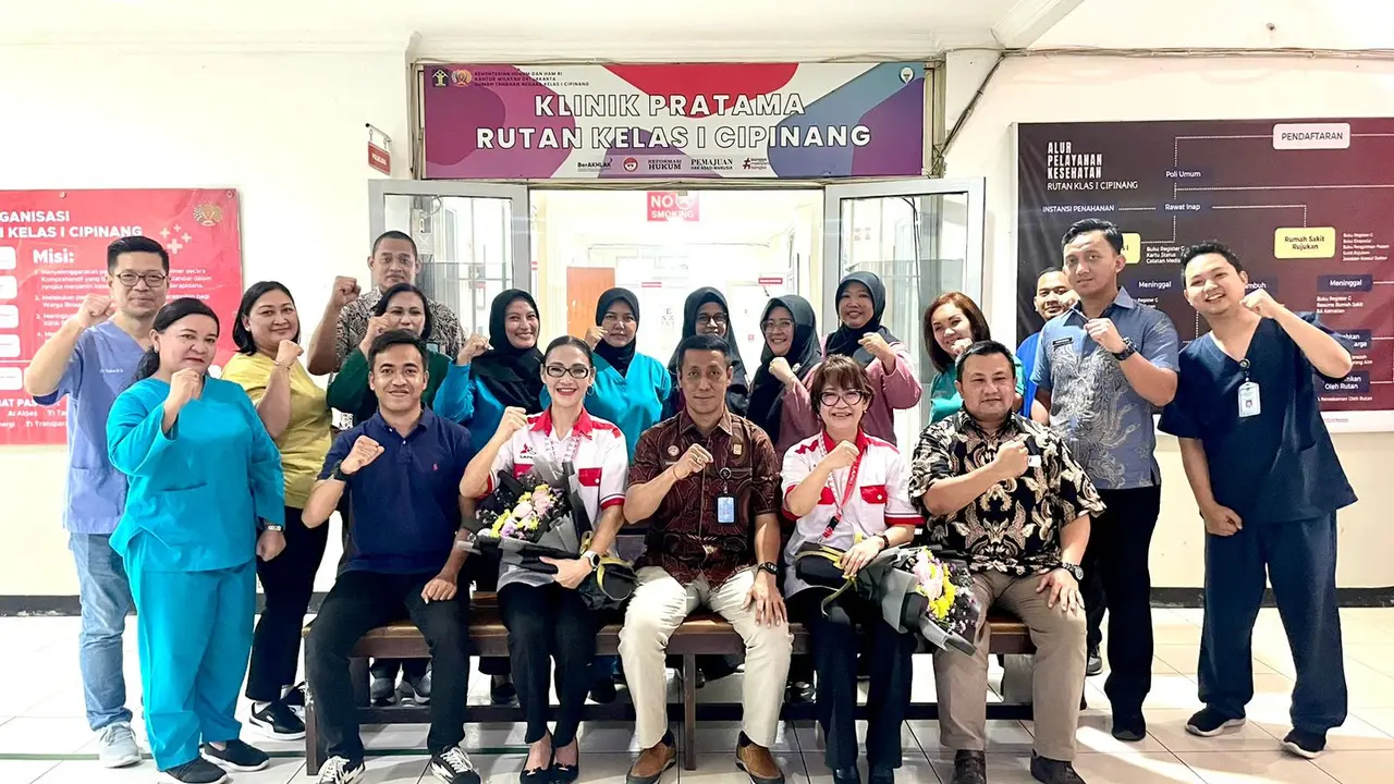 Klinik Pratama Rutan Kelas I Cipinang meraih Akreditasi Paripurna yang diterbitkan Kementerian Kesehatan (Kemenkes) Republik Indonesia (Istimewa)