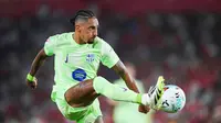 Kemenangan Barca diwarnai tiga gol dari Raphinha (menit 7), Ferran Torres (menit 23), dan Lamine Yamal yang menyegel hasil di penghujung pertandingan. (AP Photo/Joan Mateu Parra)