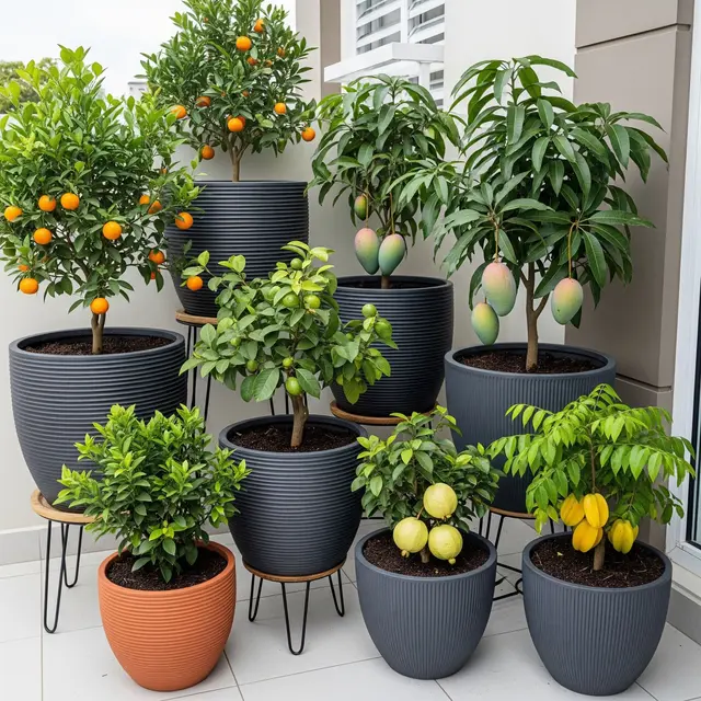 Konsep Kebun Buah Tabulampot yang Cocok untuk Rumah Type 27