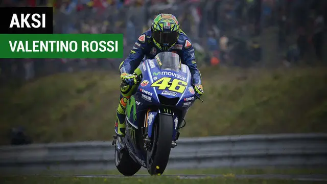 VIDEO: Ini Aksi Duel Valentino Rossi di MotoGP Rep. Ceska