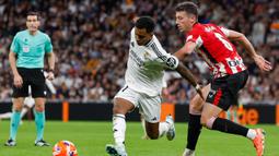 Menjamu Athletic Bilbao, Real Madrid menang dengan skor tipis 1-0. (OSCAR DEL POZO/AFP)
