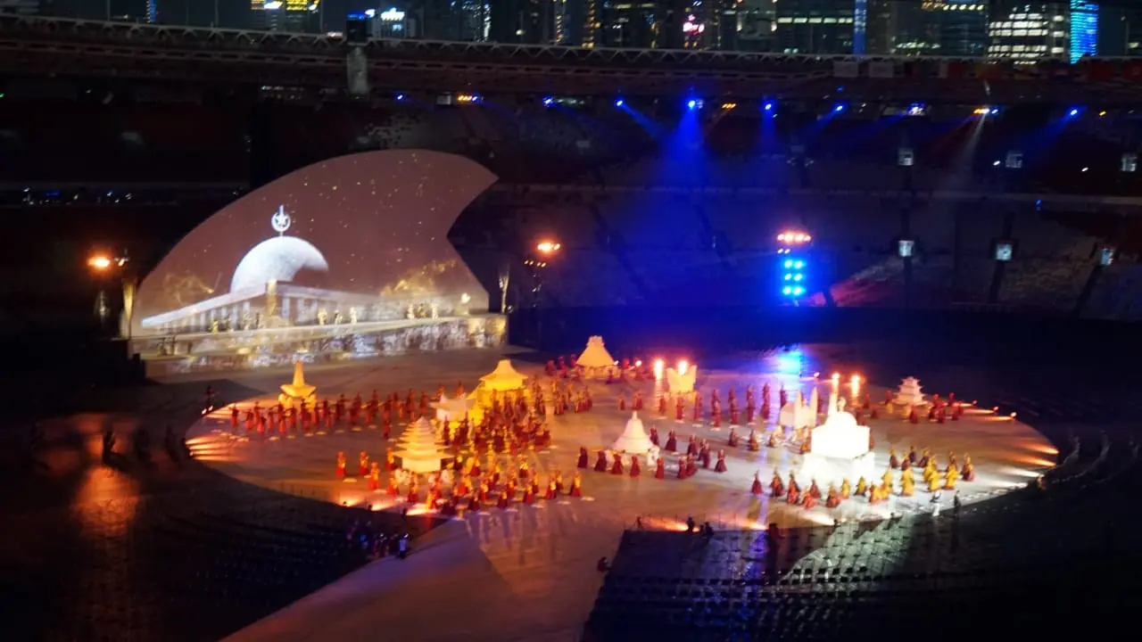 Kemegahan Opening Ceremony Asian Para Games 2018