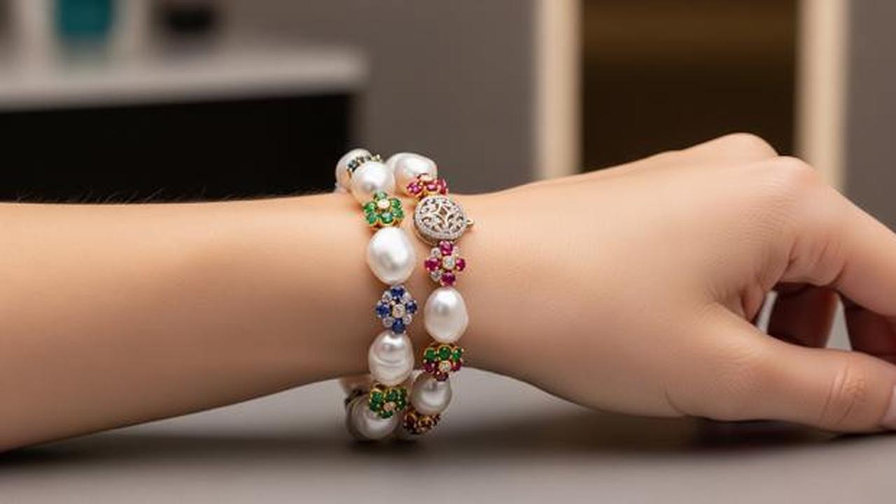 8 Model Gelang Mutiara Modern Baroque untuk Pesta, Sederhana Tapi Mewah