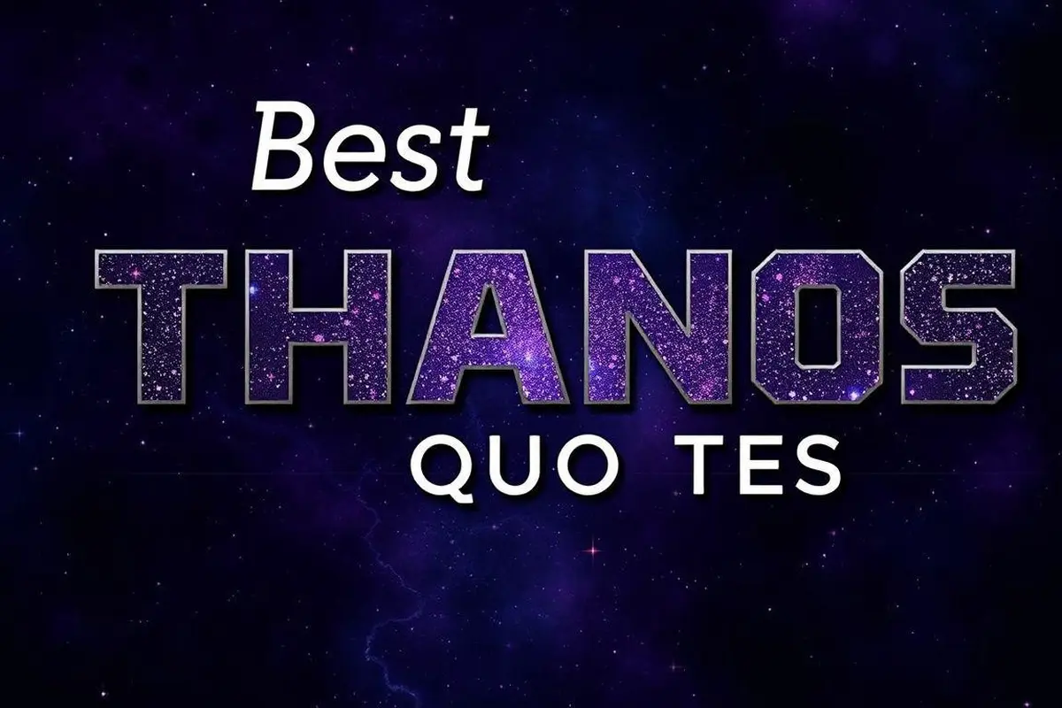 Thanos Quotes