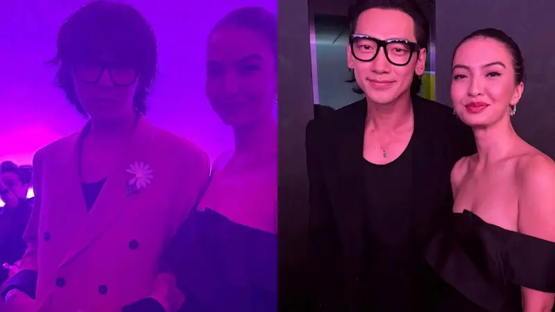 Circlenya Berkelas, 6 Gaya Raline Shah Pamer Foto Bareng G-Dragon, PSY, hingga Rain di Seoul