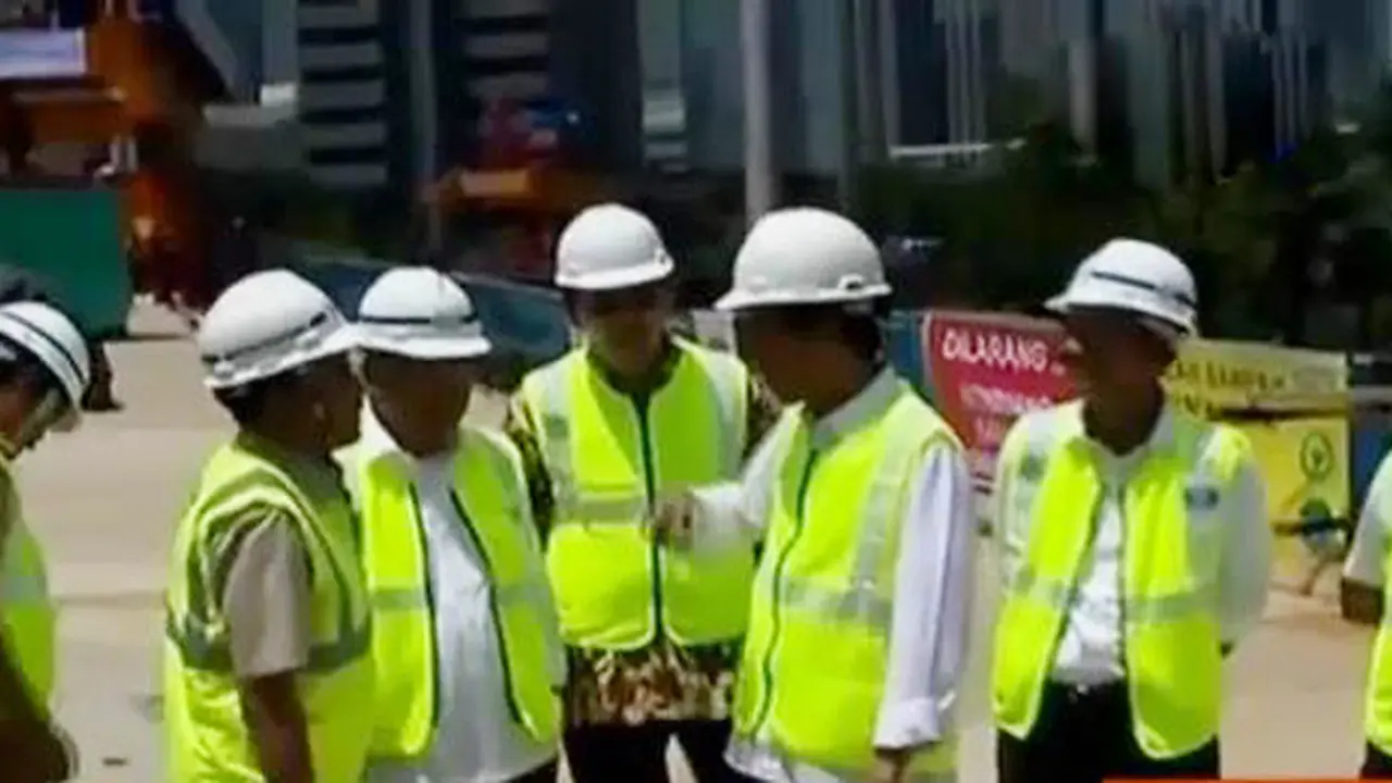 Simpang Susun Semanggi Akan Dihiasi Efek Gelombang Air