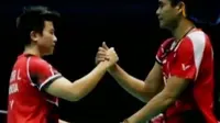 Lagu Indonesia Raya berkumandang di Olimpiade Rio, berkat pasangan ganda campuran Indonesia, Tontowi Ahmad dan Liliana Natsir.