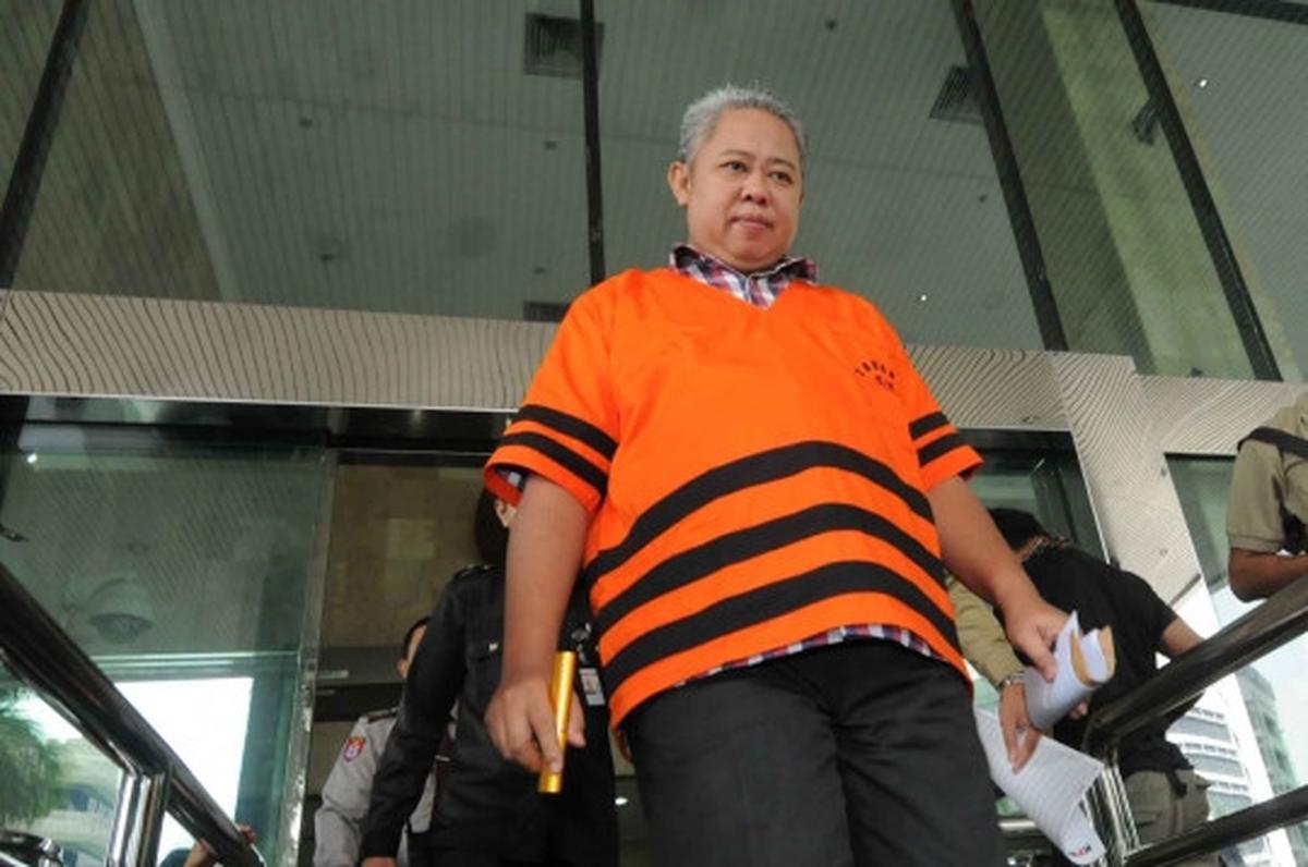Usai diperiksa di KPK, tersangka Majelis Hakim PTUN Medan membisu