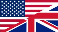 Ilustrasi bendera AS dan Inggris. (Sumber Pixabay)