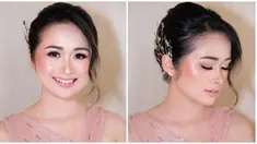 Gritte Agatha dilamar Arif Hidayat pada Maret 2023. 5 bulan berselang tepatnya pada 13 Agustus 2023, pasangan ini menggelar acara lamaran resmi di Hotel Borobudur, Jakarta. Dalam momen lamaran ini, Gritte Agatha tampil anggun dengan gaun berwarna peach. Wajahnya dipoles oleh MUA ternama Victoria Makeup, artis kelahiran Maret 1996 ini semakin pancarkan pesonanya. (Liputan6.com/IG/victoria_makeupatelier)