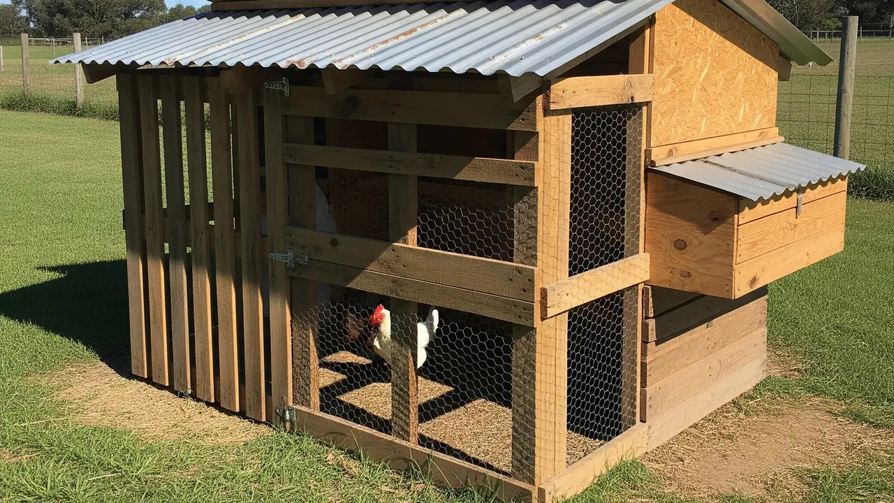 Model Kandang Ayam Petelur (Gemini AI)