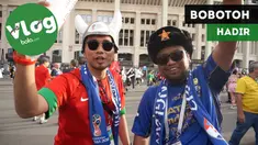 Berita video VLOG langsung dari Moscow, Rusia, pada semifinal Piala Dunia 2018, Kroasia vs Inggris.