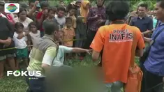 Saat ditemukan, korban dalam kondisi telungkup di aliran parit yang dipenuhi rerumputan.