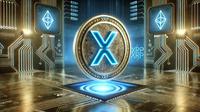 Ilustrasi kripto XRP. (Foto by AI)