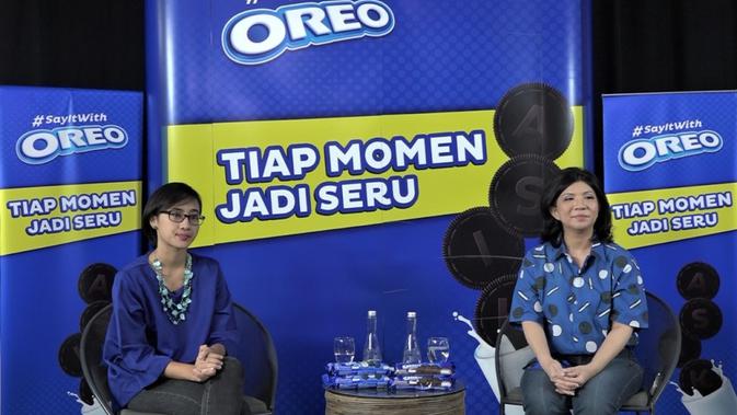Dian Nurmala, Psikolog dan Maggie Effendy, Head of Biscuit Mondelez Indonesia,  foto: dok. Mondelez Indonesia