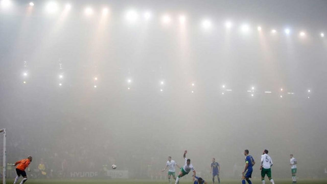 Kabut tebal selimuti laga kualifikasi Euro 2016