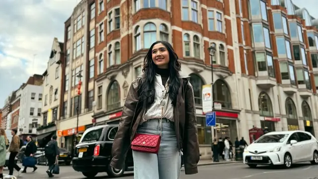 Bisa Jadi Inspirasi! Ini Outfit Febby Rastanty Pakai Leather Jaket yang Bisa Dikenakan Untuk Ngoser hingga Liburan