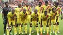 Foto Ilustrasi Timnas Zimbabwe di Piala Afrika 2021. Pada Februari 2022 FIFA menjatuhkan sanksi untuk Zimbabwe. Intervensi yang dilakukan Komisi Olahraga dan Rekreasi (SRC) kepada Asosiasi Sepak Bola Zimbabwe (ZIFA) terkait dugaan pelecehan seksual. (AFP/Pius Utomi Ekpei)