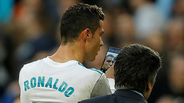 Penyerang Real Madrid, Cristiano Ronaldo
